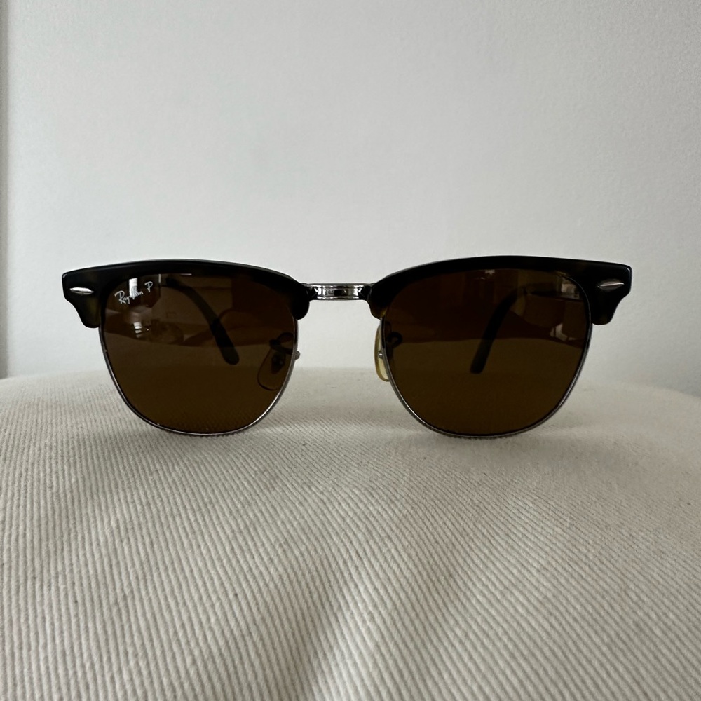 Ray-Ban Black and Brown Sunglasses